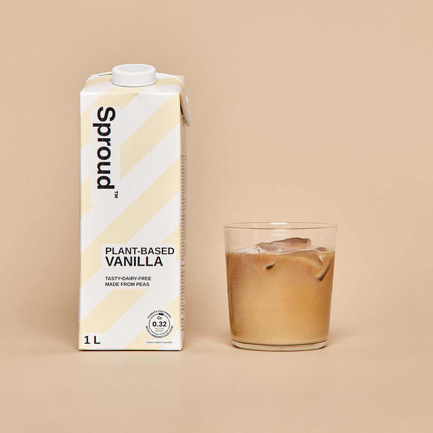ICED VEGAN VANILLA LATTE Sproud UK