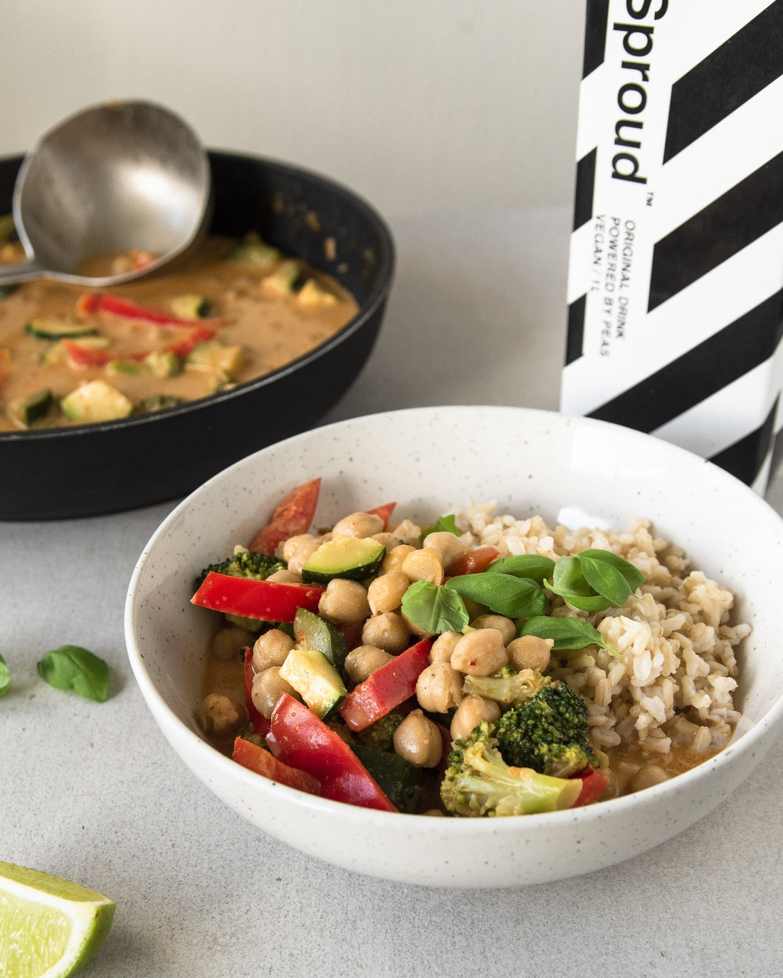 VEGAN CHICKPEA RED CURRY